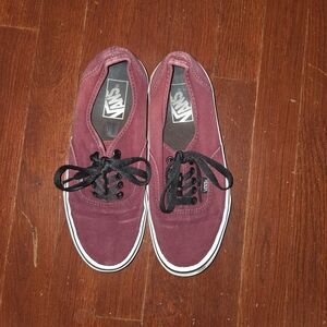 Vans Burgundy Sneakers